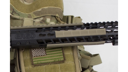 Ergo Grip 4 Pack of Black 7-Slot KeyMod WedgeLok Rail Covers