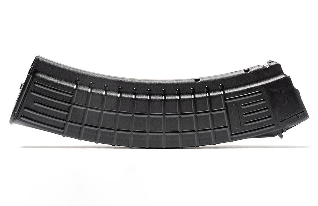 Arsenal Circle 10 Waffle Pattern 5.45x39mm Black Polymer Mil Spec 45 Round Ribbed Magazine - Image 2