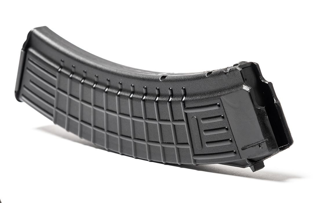 Arsenal Circle 10 Waffle Pattern 5.45x39mm Black Polymer Mil Spec 45 Round Ribbed Magazine - Image 3