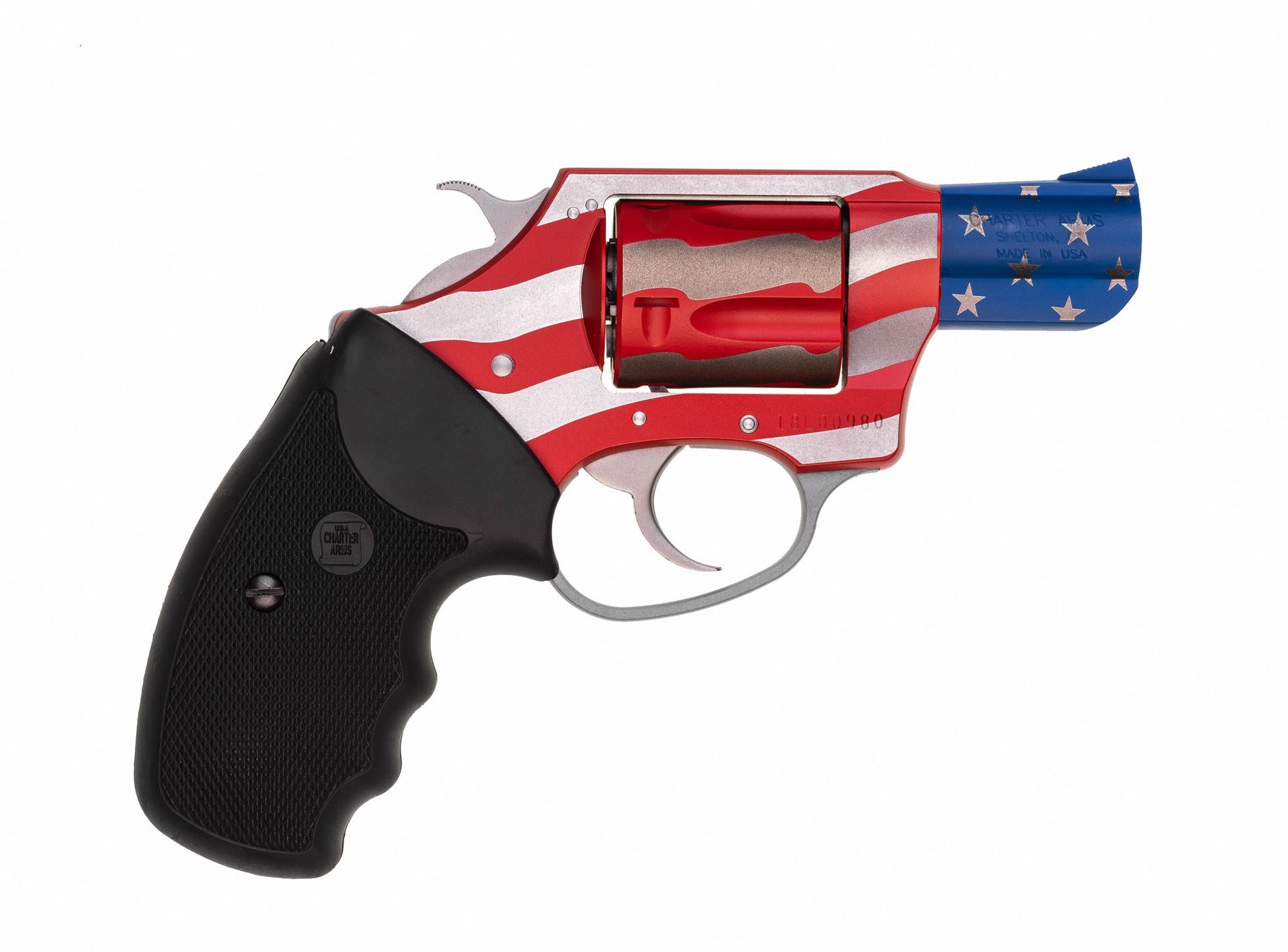 Charter Arms Old Glory .38 Special 2" Barrel 5rd Red White Blue Aluminum Frame Revolver - Image 2