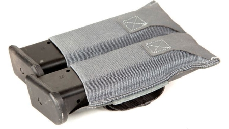 Blue Force Gear-Belt Mounted Ten-Speed® Double Pistol Mag Pouch - Wolf Gray
