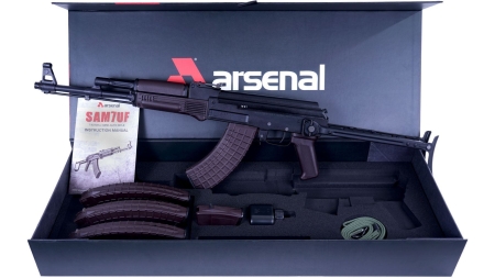Arsenal SAM7UF-85PM 7.62x39mm Semi-Auto Plum Under Folder Rifle Plum 10rd Mag