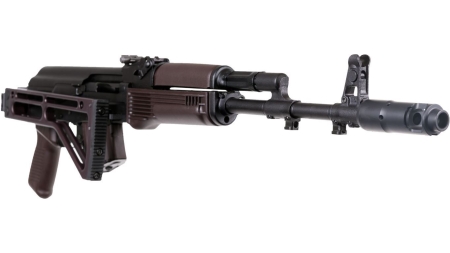 Arsenal SAM7SF 7.62x39mm Semi-Auto AK-47 Rifle with Aluminum Side-folding Buttstock Plum Furniture 10rd
