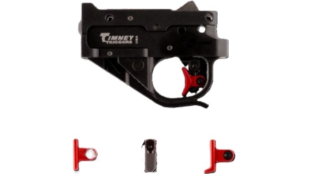 TIMNEY TRIGGER RUGER 10/22 - CALVIN ELITE BLACK RED SHOE