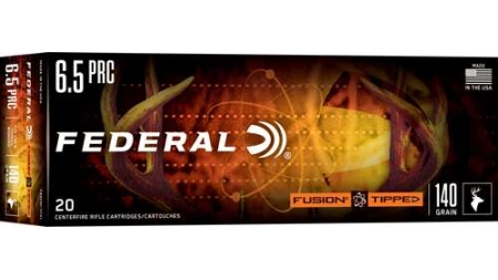 FEDERAL 6.5 PRC 140GR FUSION TIPPED 20 RD/BX 10 BX/CS