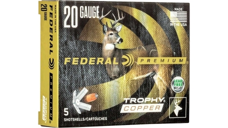 FEDERAL 20GA 2-3/4"  275GR FREIGHT TRAIN COPPER SABOT SLUG 5 RD/BX 10 BX/CS