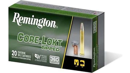 REMINGTON RT360BH4 360 BUCKHAMMER 180GR CORE-LOKT TIPPED 20 RD/BX 10 BX/CS