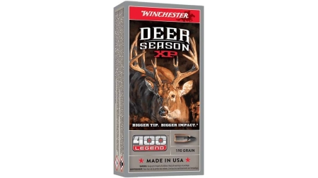 WINCHESTER DEER SEASON XP 400 LEGEND  190G 20RD BX 200RD CASE