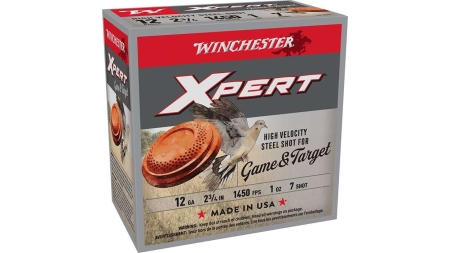 WINCHESTER SUPER X XPERT 12 GA 2-3/4" LSZ 1 OZ #7 STL HV 25 RD/BX 10 BX/CS