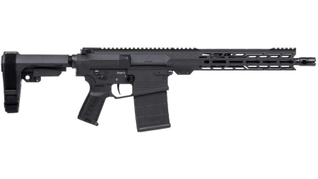 CMMG PISTOL, BANSHEE, MK3 8.6 BLACK OUT 12.5" ARMOR BLK W/ADJ RIP BRACE