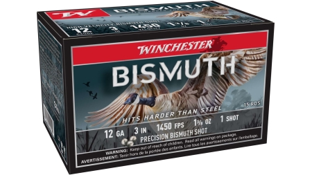 WINCHESTER BISMUTH 12 GA 3" #1 1-3/8OZ 15 RD/BX 10 BX/CS