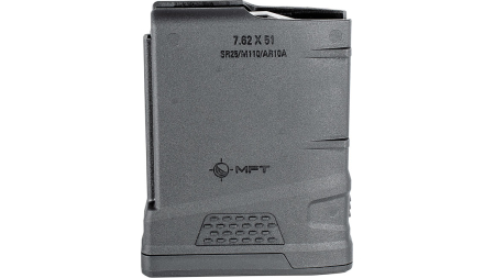 MFT MAGAZINE AR10/SR25 7.62X51 - 308 WIN 10RD BLACK POLYMER