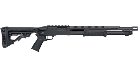 MOSSBERG 590R TACTICAL 12G SHOTGUN 18.5" BREACHER BBL MOE GRIP, 5 POSITION STOCK, 6+1