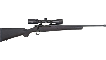 MOSSBERG PATRIOT 400 LEGEND RIFLE 20" T.B. BLACK SYNTHETIC, 4RD, VORTEX 3-9X40 SCOPE
