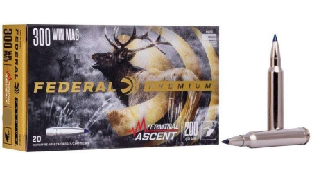 FEDERAL 300 WIN MAG 175GR TERMINAL ASCENT 20 RD/BX 10 BX/CS
