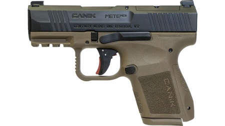 CENTURY CANIK METE MC9 BLK SLIDE / FDE FRAME 10RD 9MM PISTOL CALI COMP