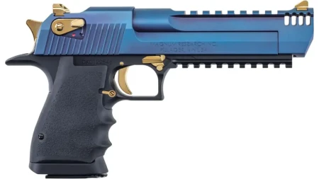 MGNM RSRCH LT WEIGHT DE50 PSTL CARBO BLUE/GOLD APPTMNTS 6" BARREL