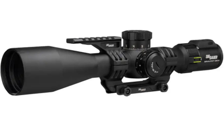 SIG SAUER BRAVO6TBDX SCOPE 5-30X56 35MM FFP, DEV-L MRAD, BDX-T1 ADJ BLACK ALPHA5 MOUNT INCLUDED