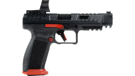CANIK SFX RIVAL RED FULL SIZE 9MM PISTOL 5" MECANIK MO3 OPTIC,  18RD MAG
