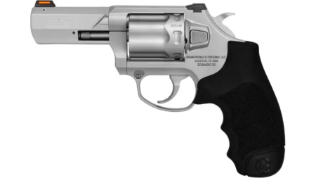 DIAMONDBACK SDR .357 MAG, 3" BRL 6RD RVLVR SA/DA FIBER OPTIC SIGHT STAINLESS GLASS BEAD FINISH