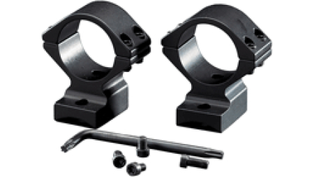 BROWNING 2PC INTEGRL SCOPE MNT - SYSTEM FOR 1" T-BOLT BLK MATTE