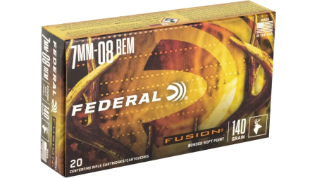 FEDERAL 7MM-08 REM 140GR FUSION 20 RD/BX 10 BX/CS