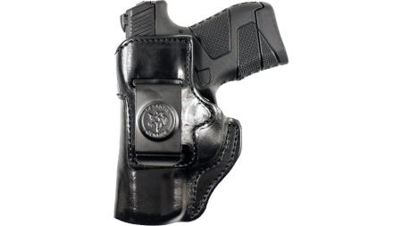 DESANTIS INSIDE HEAT HOLSTR LH - IWB LEATHER S/A HELLCAT BLACK