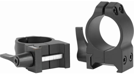 WARNE 1" QD STEEL RINGS MATTE MED