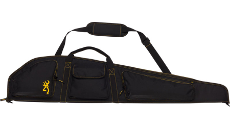 BROWNING BUCK MARK LOGO GUN - CASE 50" RIFLE BLK/GLD W/SLING