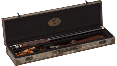BROWNING LUGGAGE CASE O/U & BT - TO 32" DARK MADERA WOOD GRAIN