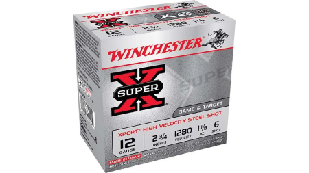 WINCHESTER SUPER X XPERT HV 12GA 2-3/4" #6 1-1/8OZ 25RD BX 250RD CASE