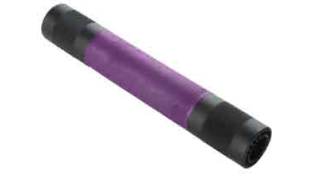 HOGUE AR-15 FREE FLOAT FOREND - RIFLE LENGTH PURPLE GRIP AREA