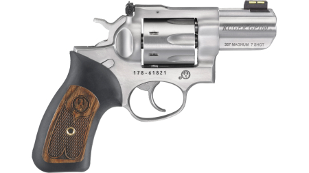 RUGER GP100 357MAG 2.5" SS 7SHOT AS
