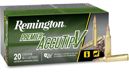 REMINGTON PRA2250RB 22-250 REM 50GR ACCUTIP-V BT 20 RD/BX 10 BX/CS