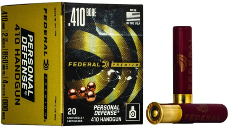 FEDERAL 410GA 2-1/2" 000 BUCK "PERSONAL DEFENSE" 20 RD/BX 10 BX/CS