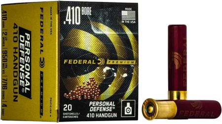 FEDERAL 410GA 2-1/2" 4 "PERSONAL DEFENSE" 20 RD/BX 10 BX/CS