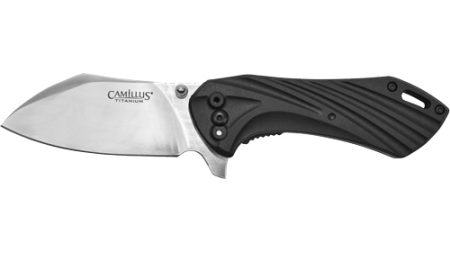 CAMILLUS CHUNK FOLDING CLEAVER - 7.25" OAL STAINLESS/BLACK