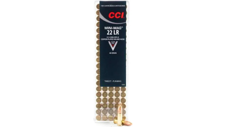 CCI 22 LR  MINI MAG  40GR CPRN 100 RD/BX 50 BX/CS