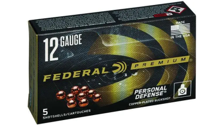 FEDERAL 12GA 2-3/4" 9 PELLETS-00 BUCK W/FLITECONTROL (REDUCED RECOIL) 5 RD/BX 50 BX/CS