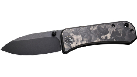 WE KNIFE BANTER 2.9" MARBLE - CARBON FIBER/BLACK STONEWASH