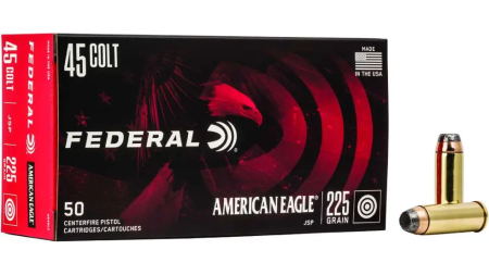 FEDERAL 45 COLT 225 GR JSP 50 RD/BX 20 BX/CS