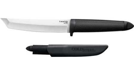 COLD STEEL TANTO LITE 6" TANTO - BLADE PLAIN EDGE W/SHEATH