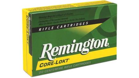 REMINGTON R25062 25-06 REM 100GR CORE-LOKT PSP 20 RD/BX 10 BX/CS