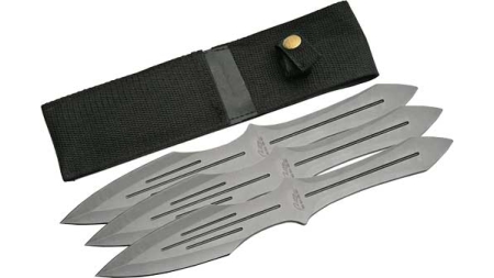 SZCO RITE EDGE 10" PRO THROWER - KNIFE 3PC SET W/SHEATH