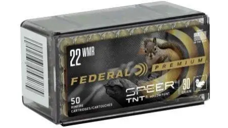 FEDERAL 22 MAG 30GR SPEER TNT - JHP "V-SHOK" 50 RD/BX 60 BX/CS