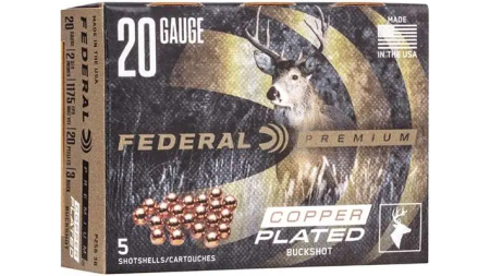 FEDERAL 20GA 2-3/4" MAX. 20 PELLETS-3B 5 RD/BX 50 BX/CS