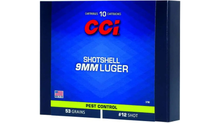 CCI 9MM LUGER SHOTSHELL 10 RD/BX 20 BX/CS