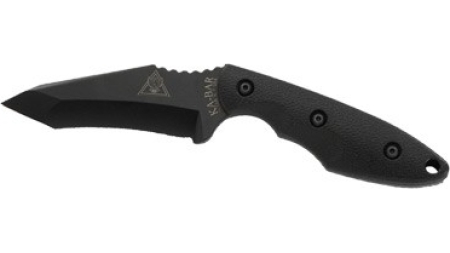 KA-BAR TDI HINDERER HELL FIRE - KNIFE 3.5625" W/SHEATH BLACK