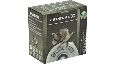 FEDERAL 12GA 2-3/4" 1 1/8 OZ 7.5 UPLAND STEEL 25 RD/BX 10 BX/CS