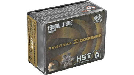 FEDERAL 10MM AUTO 200GR HST JHP PERSONAL DEFENSE 20 RD/BX 10 BX/CS